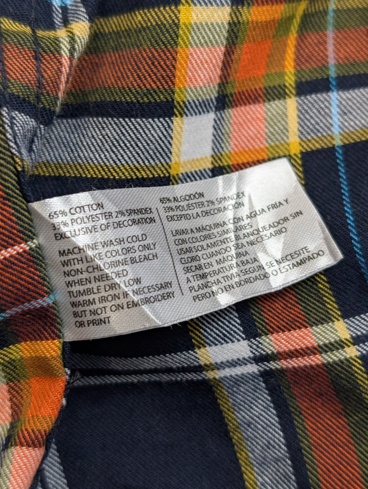 Chemise Flanelle Stretch US POLO ASSN S Coton Tartan Bleu Vert Casual |280S