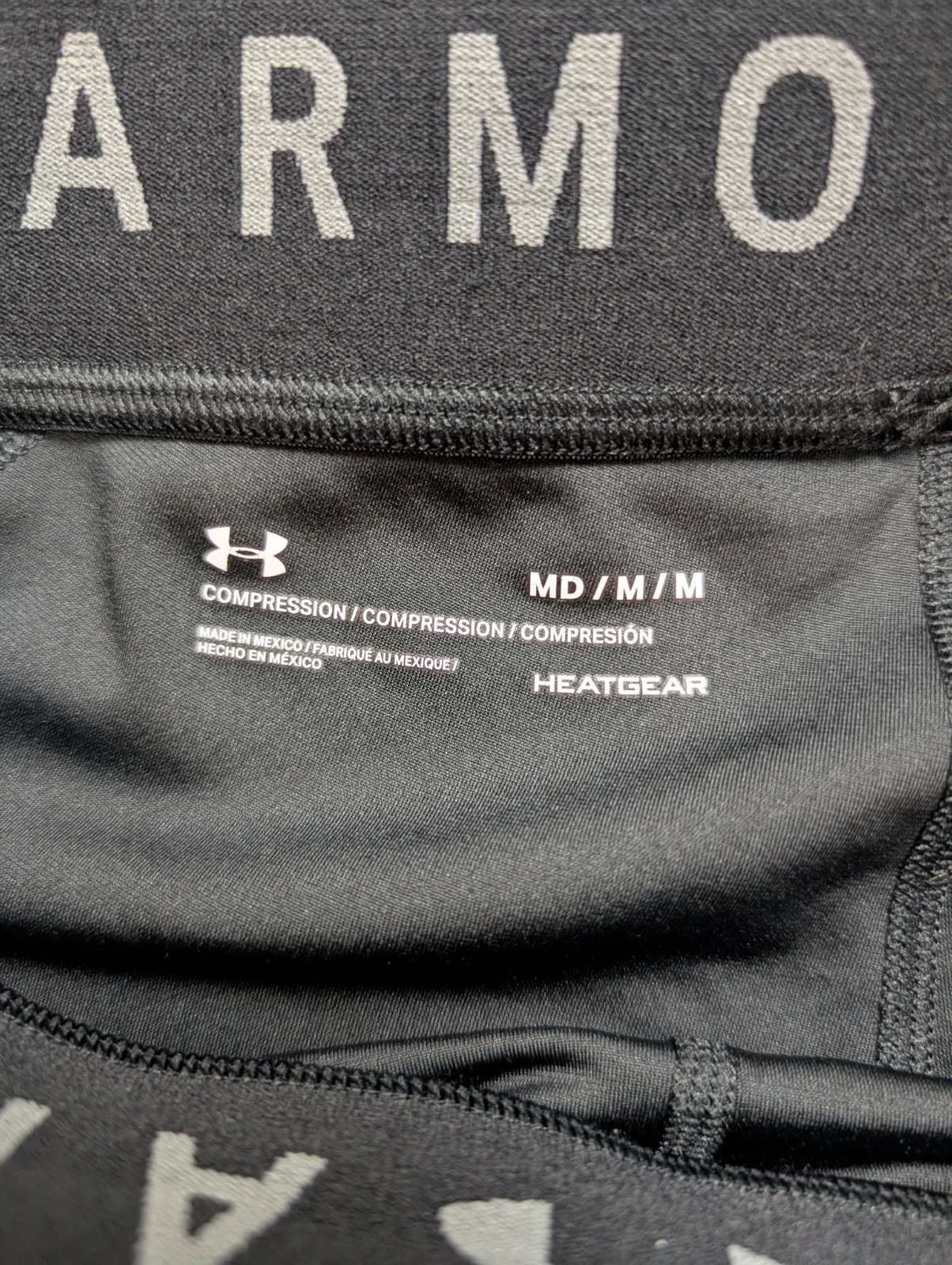 Short Under Armour HeatGear Compression Noir - Femme Taille M