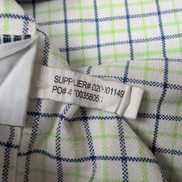 Chemise Ralph Lauren M Vert Bleu Carreaux Oxford Shirt Button Down Logo Marron