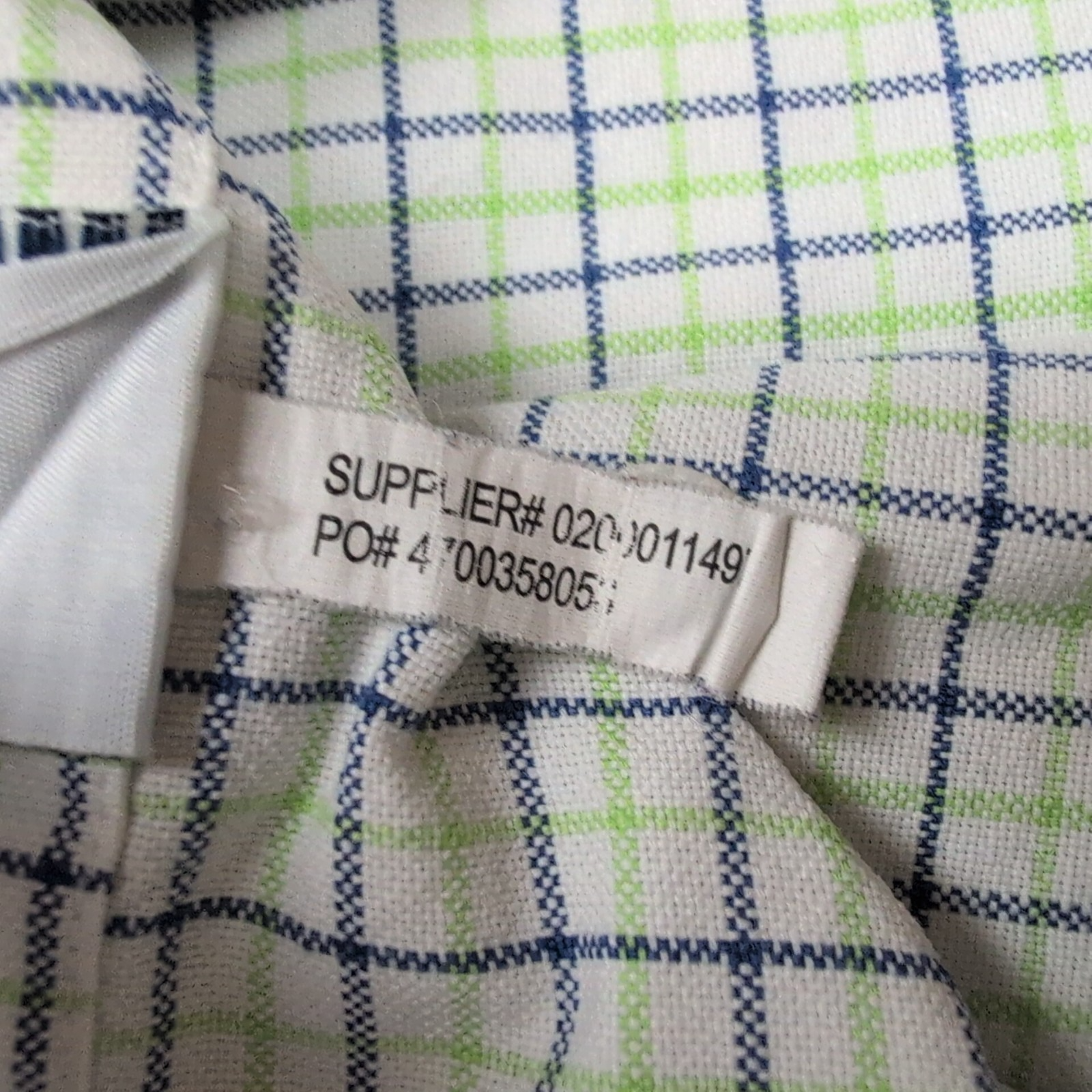 Chemise Ralph Lauren M Vert Bleu Carreaux Oxford Shirt Button Down Logo Marron
