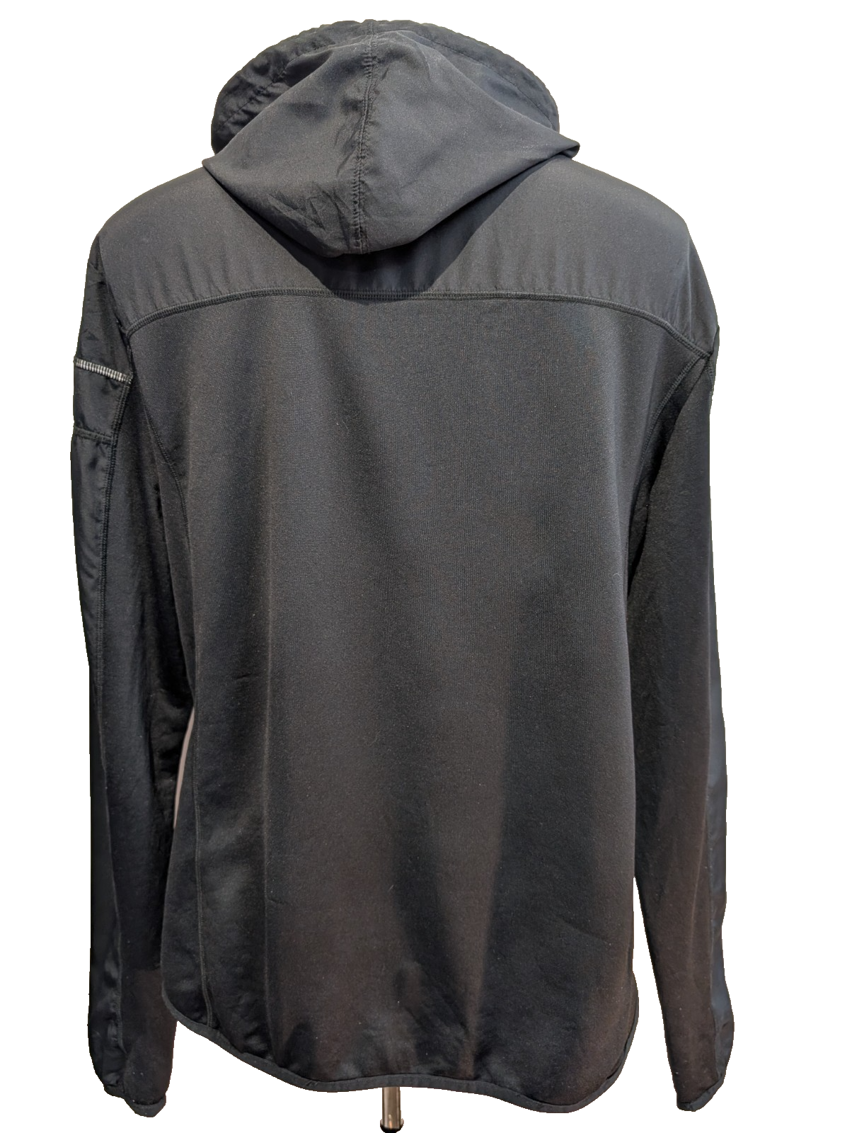 Veste Running homme CHAMPION Noir à Capuche Passe-Pouce - Taille L