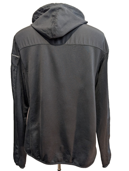 Veste Running homme CHAMPION Noir à Capuche Passe-Pouce - Taille L