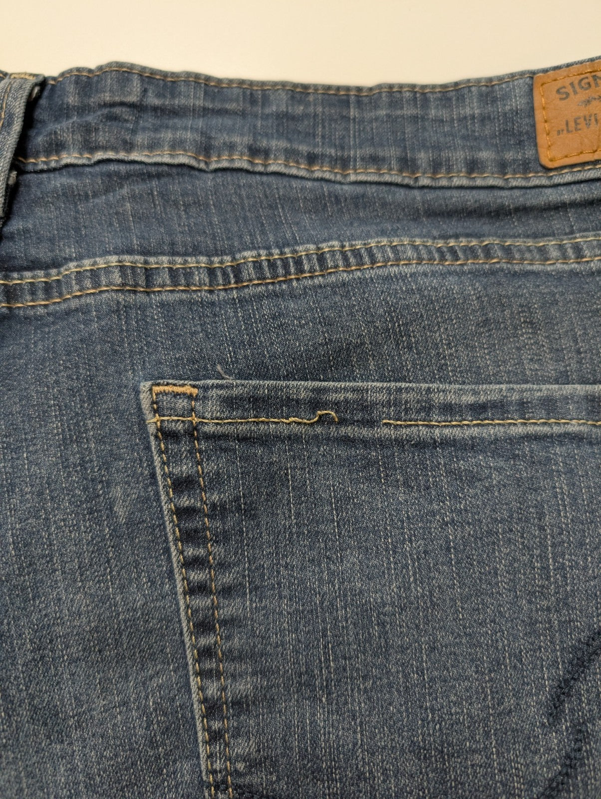 Jean Levi's Signature Femme Bleu Ultra Stretch W33 L30 État Impeccable