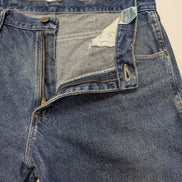 Jean Wrangler Homme Vintage Bleu W36 L30 Denim Épais Robuste Travail Pantalon