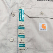 Chemise Carhartt Force L neuve gris technique manches longues outdoor