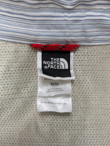 Chemise manches courtes The North Face bleue à rayures taille M #111msch
