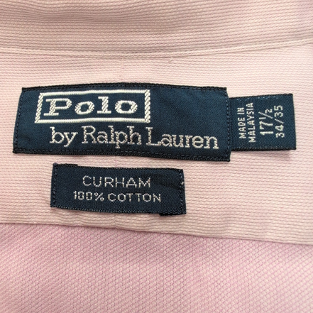 Chemise Polo Ralph Lauren Curham XL/XXL Lila Vintage Poche Coton Shirt