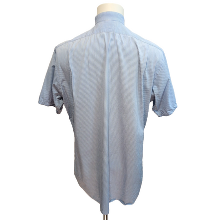 Chemise Polo Ralph Lauren Regent L Rayures Col Mao Logo Rose manches courtes