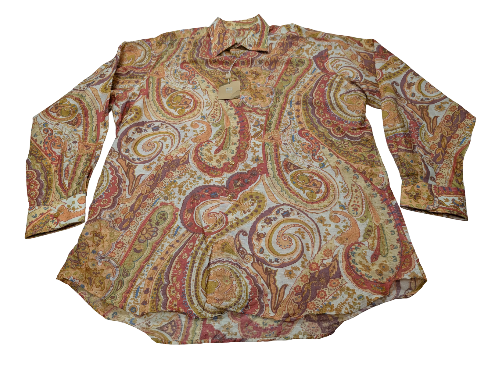 Chemise lin IKE Behar New York taille L | 26v