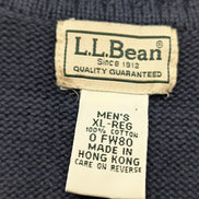 Pull Sans Manche L.L.Bean Homme Col V 100% Coton - Taille XL