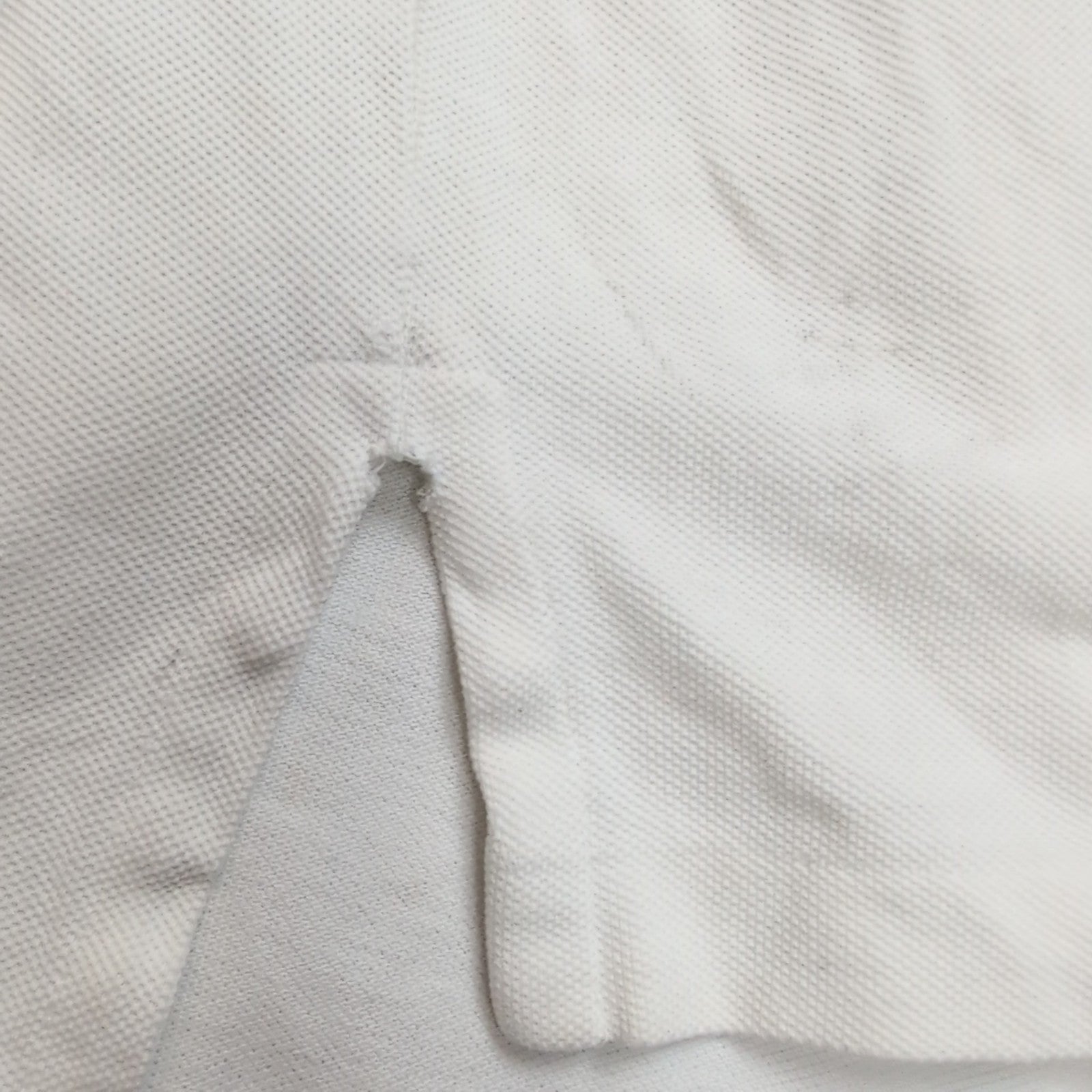 Polo Ralph Lauren Homme XL Blanc Logo Bleu Marine Polo Manches Courtes