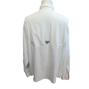 Chemise COLUMBIA Homme XL/XXL Blanche Technique Omni-Shade Manches Longues