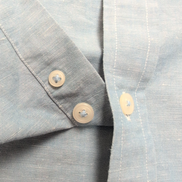 Chemise Brooks Brothers Vintage S Lin Coton Bleu 2 Poches USA manches longues