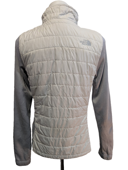 este Doudoune The North Face Femme Blanc & Gris Outdoor - Taille S
