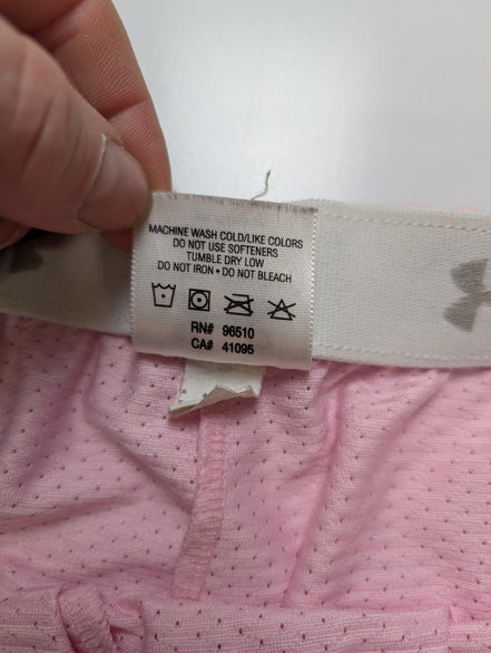 Short Under Armour Textile Perforé Rose - Femme Taille M