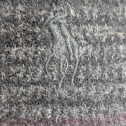 Écharpe Polo Ralph Lauren Réversible 1m90 Laine d'Agneau Noir Vert