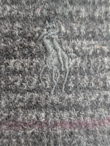Écharpe Polo Ralph Lauren Réversible 1m90 Laine d'Agneau Noir Vert