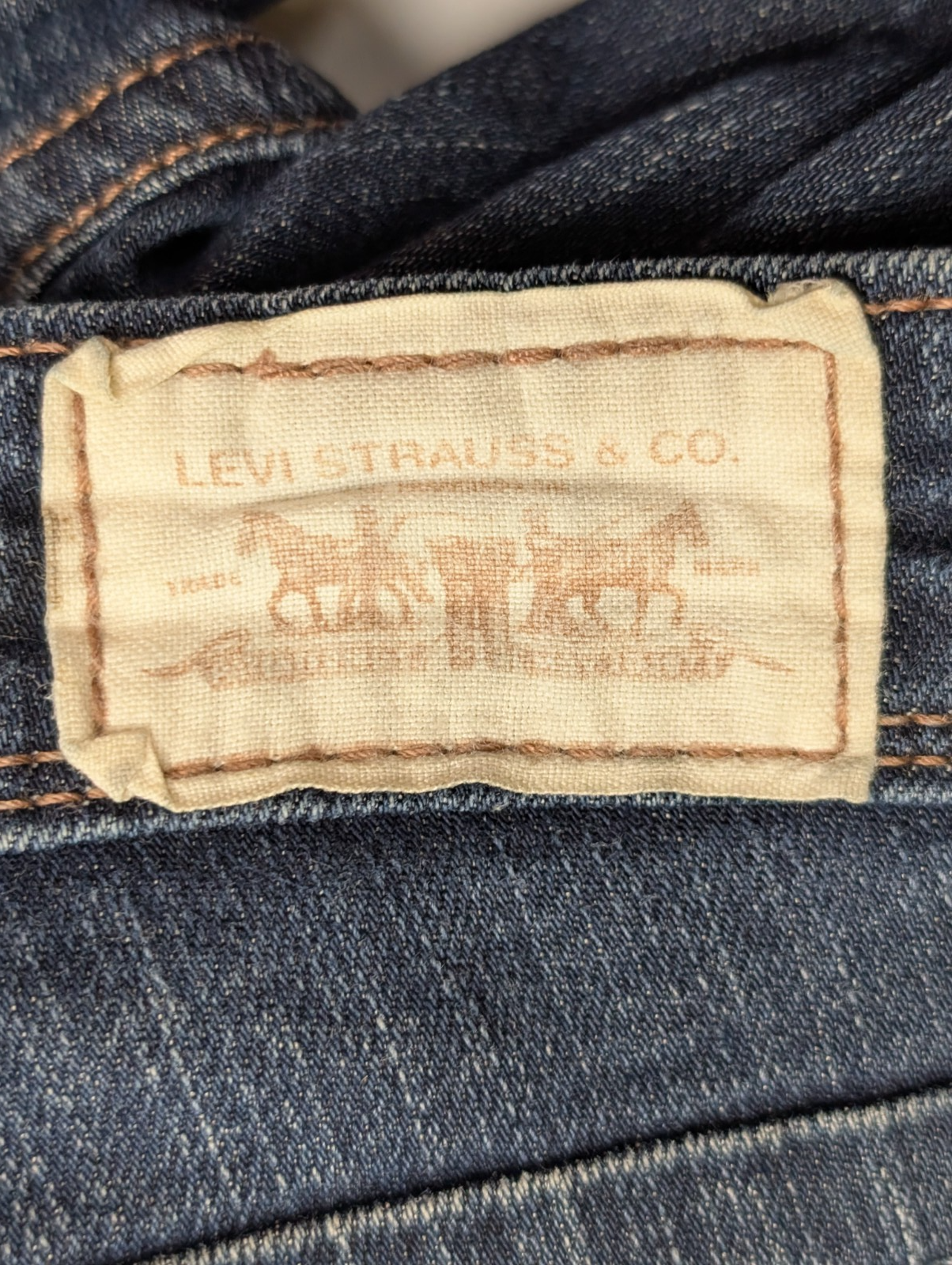 Jean Levi's Vintage Boot Cut 563 Femme Bleu Stretch T38 - Série Spéciale Eco