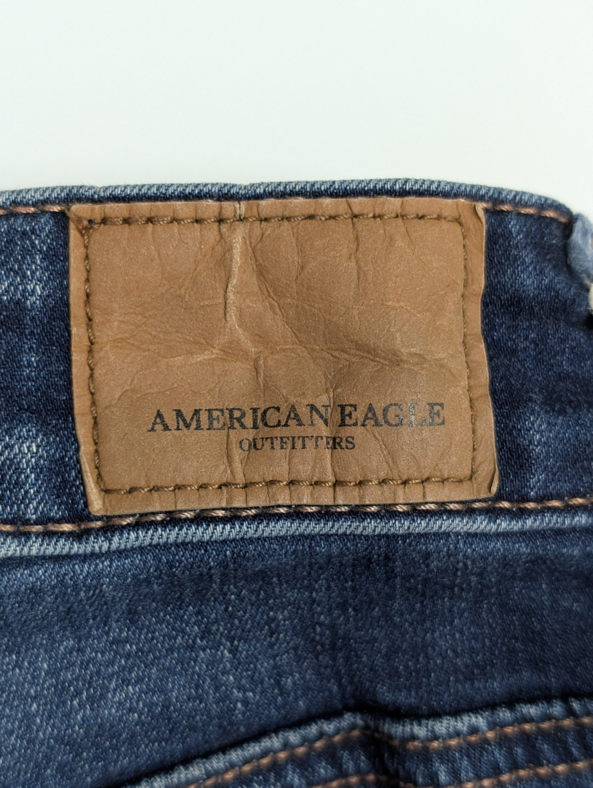 JEAN Fille AMERICAN EAGLE Taille S (6 US) Slim Fit Troué Vintage Super Stretch