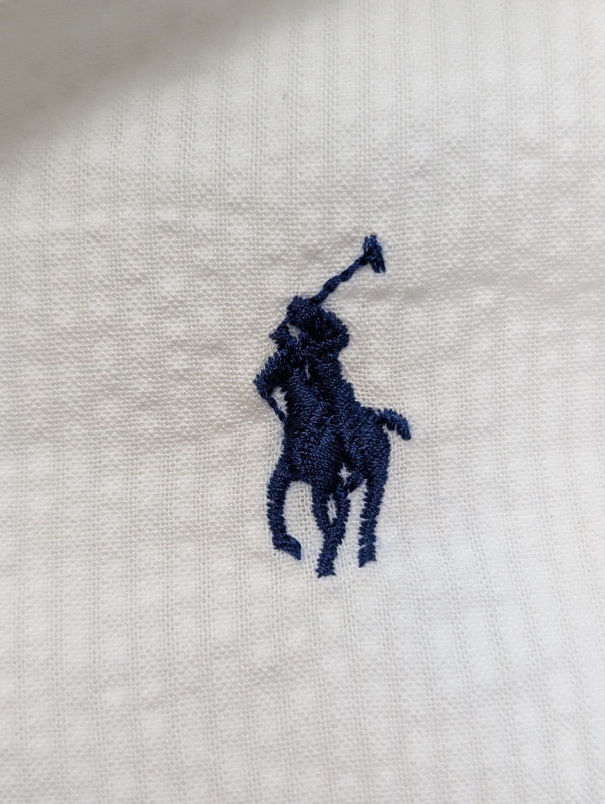 Chemise Polo Ralph Lauren Shirt L Seersucker Manches Courtes Classic Fit BD