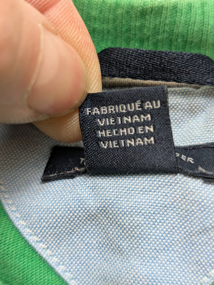 Pull sweat Tommy Hilfiger vert 16-18 ans taille L col rond
