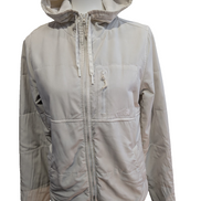 Veste The North Face Matelassée Blanc Cassé Femme Capuche - Taille S