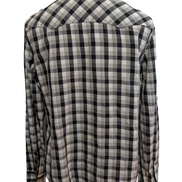 Chemise Levi's Western Noir et Blanc Carreaux Pressions Nacrées - Taille L