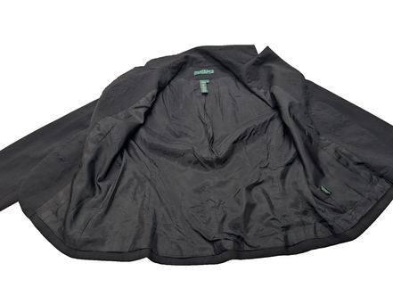 Veste Blazer Lauren Ralph Lauren Femme M 38 8P Noir Laine Stretch
