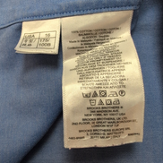 Chemise Brooks Brothers Milano L Bleu Supima Coton Manches Longues
