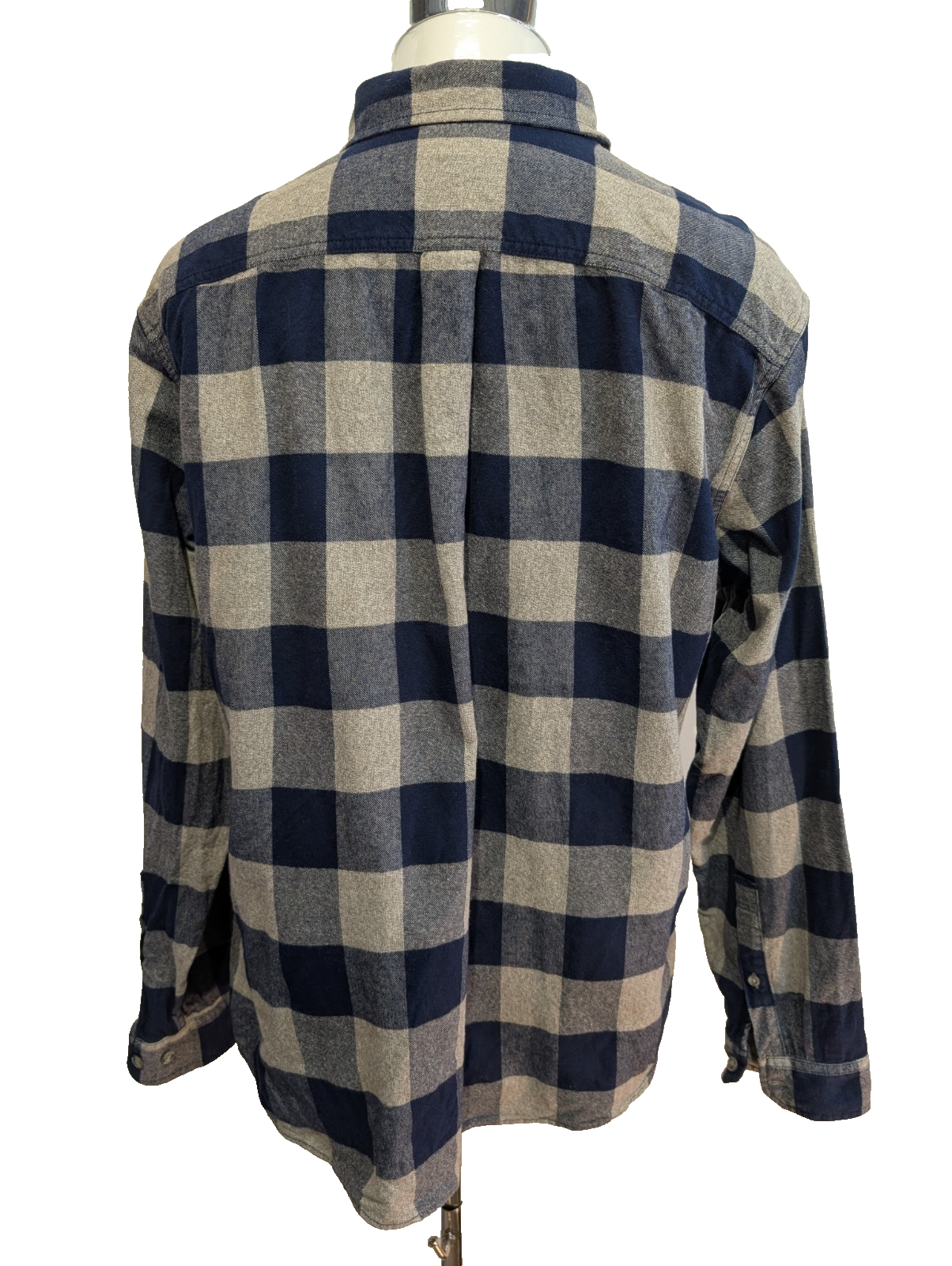 🏔️ Chemise EDDIE BAUER XL Flanelle Classic Fit Carreaux |303S