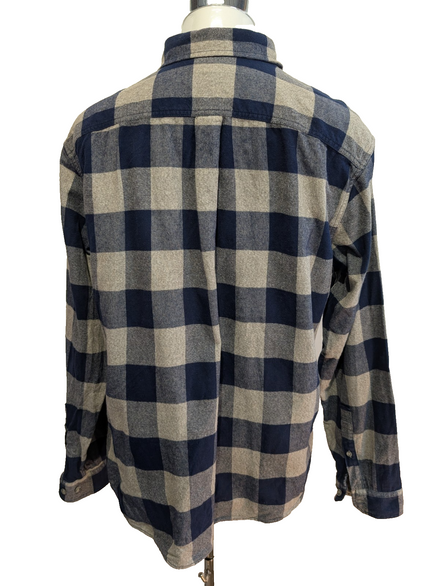 🏔️ Chemise EDDIE BAUER XL Flanelle Classic Fit Carreaux |303S