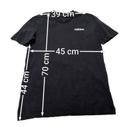 T-Shirt Adidas Bleu Marine - Taille S Homme - Très Bon État - Sportswear