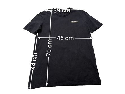T-Shirt Adidas Bleu Marine - Taille S Homme - Très Bon État - Sportswear