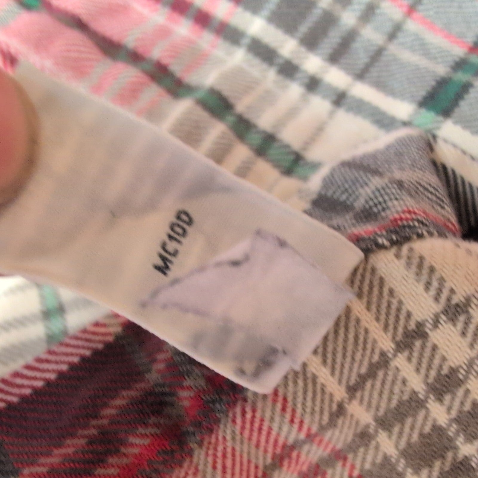 Chemise Ralph Lauren Flanelle Classic Fit L carreaux rouge vert manches longues