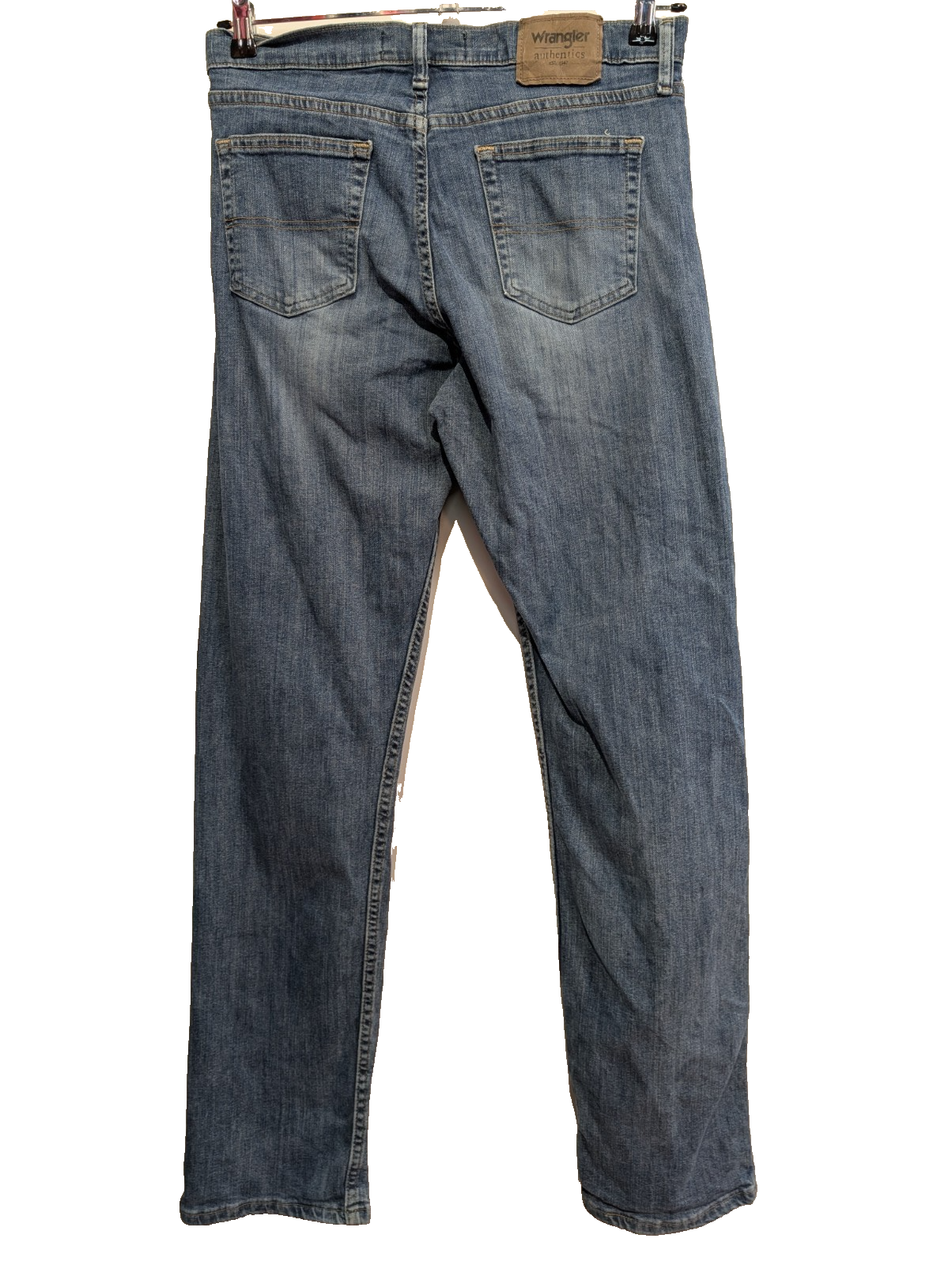 Jean Wrangler Homme Bleu Stretch W30 L34 Vintage Original Denim