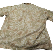Chemise hawaïenne Campia Moda feuillage manches courtes taille XL #694 hawaienne