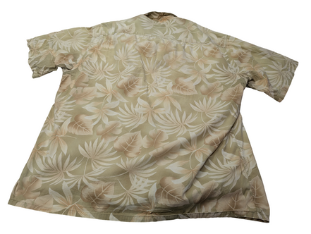 Chemise hawaïenne Campia Moda feuillage manches courtes taille XL #694 hawaienne
