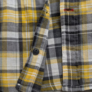 Chemise manches courtes The North face TNF jaune à carreaux taille XL #ch32