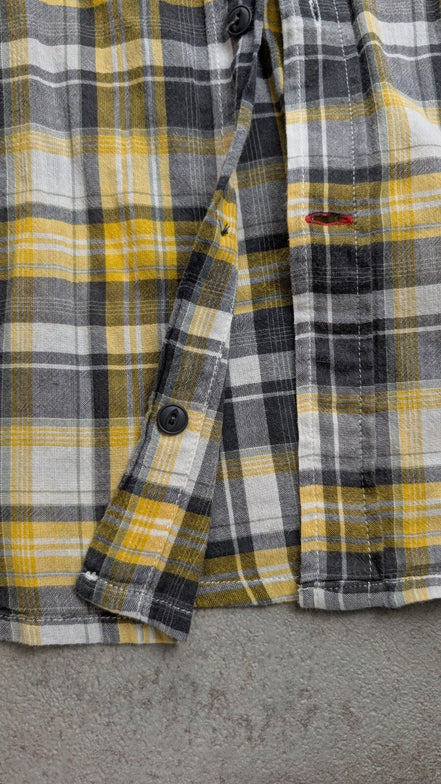 Chemise manches courtes The North face TNF jaune à carreaux taille XL #ch32