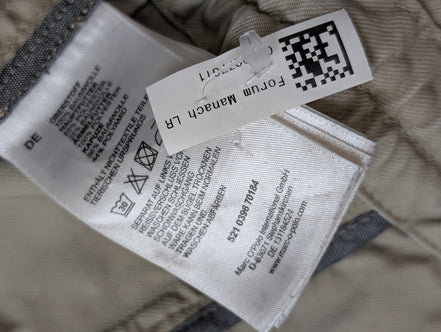 Marc O'Polo Veste Blouson Coton Crème Beige M Capuche Col Field Jacket | 313BSR