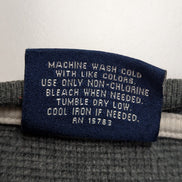 Pull Polo Ralph Lauren Sleepwear L Gris 100% Coton Logo Manches Longues