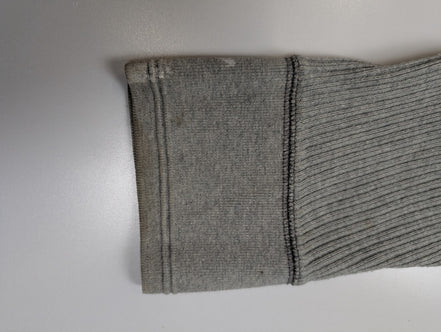 Sweat Tommy Hilfiger Gris Clair Texture Gaufrée Logo Manche - Taille L / XL