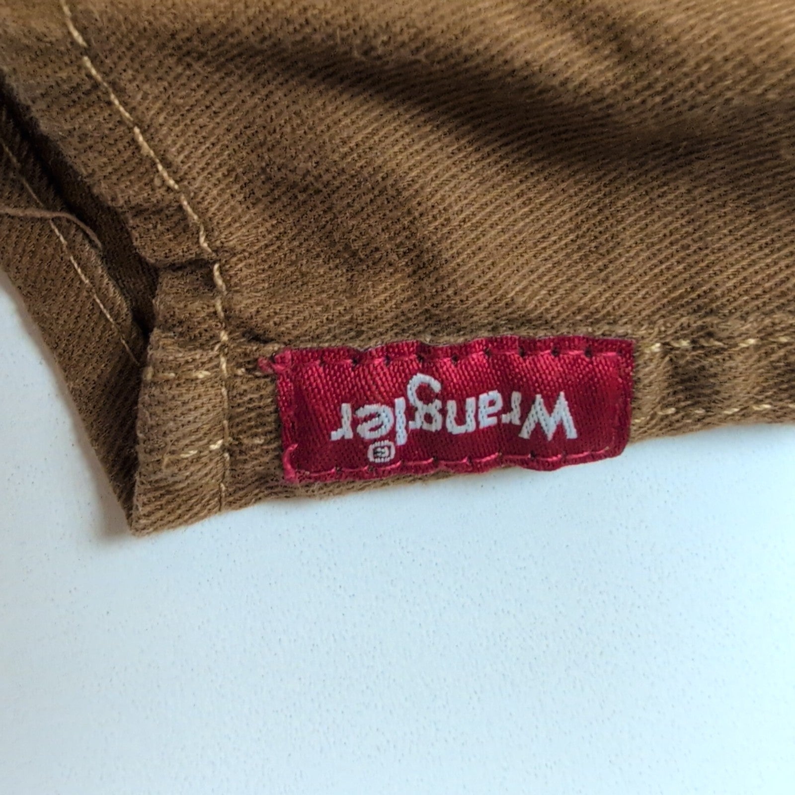 Chemise WRANGLER Marron FLEX avec Poches Manches Longues - Taille S