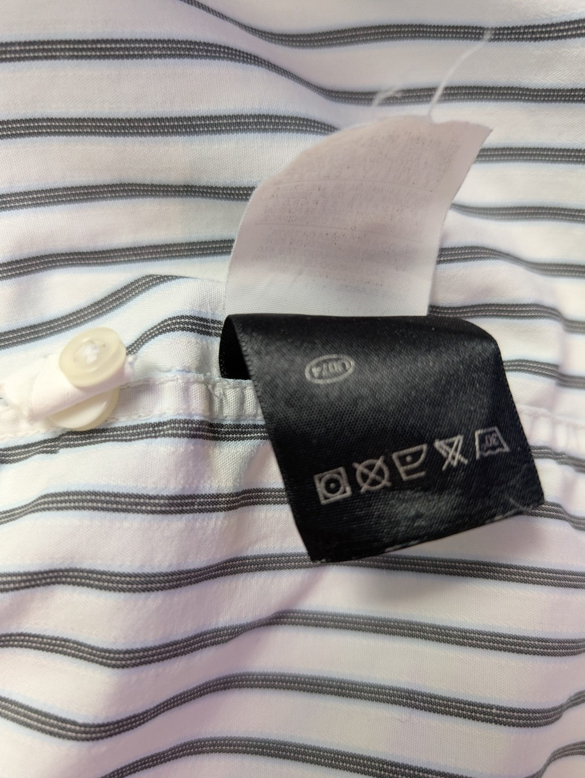 Chemise Fila blanche à rayures taille L #143msch