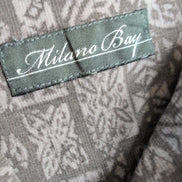 Chemise Hawaïenne Milano Bay Rayonne Coton Gris Motif L Tropical