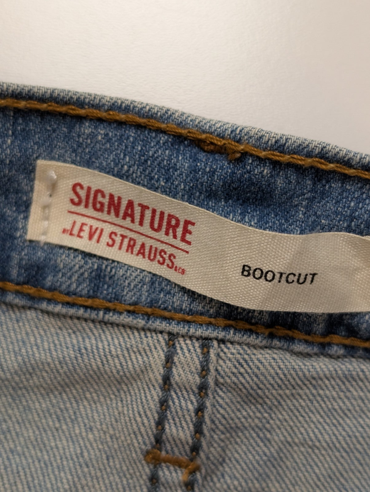 Jean Levi's Signature Bootcut Vintage Homme W29 L30 Bleu Clair Stretch Denim