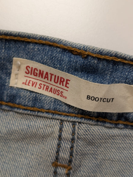 Jean Levi's Signature Bootcut Vintage Homme W29 L30 Bleu Clair Stretch Denim