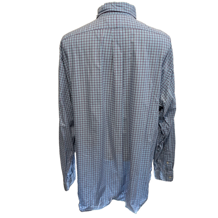 Chemise Ralph Lauren XXL Bleu Bordeaux Classic Fit Button Down Shirt