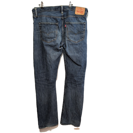 Levi’s 501 Jean Homme W36 L36 Bleu Foncé Vintage Pantalon Bouton