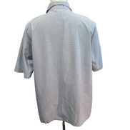 Chemise Levi's Manches Courtes Bleue à Carreaux - Taille L RARE